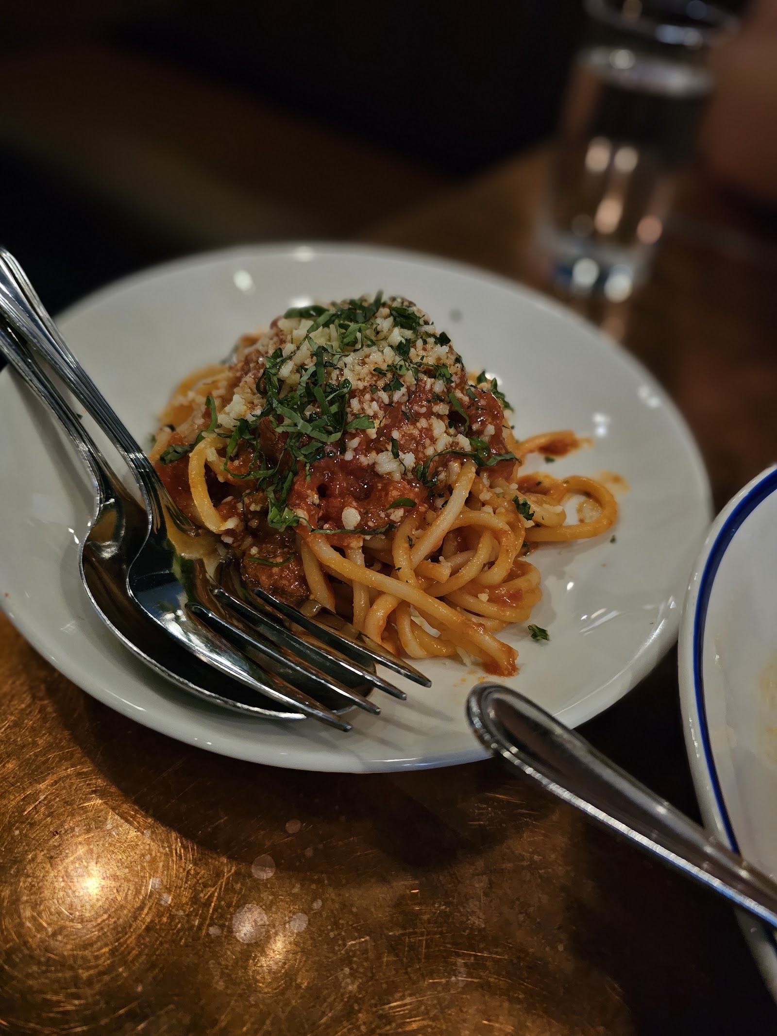 House-made pasta at Dolly Olive